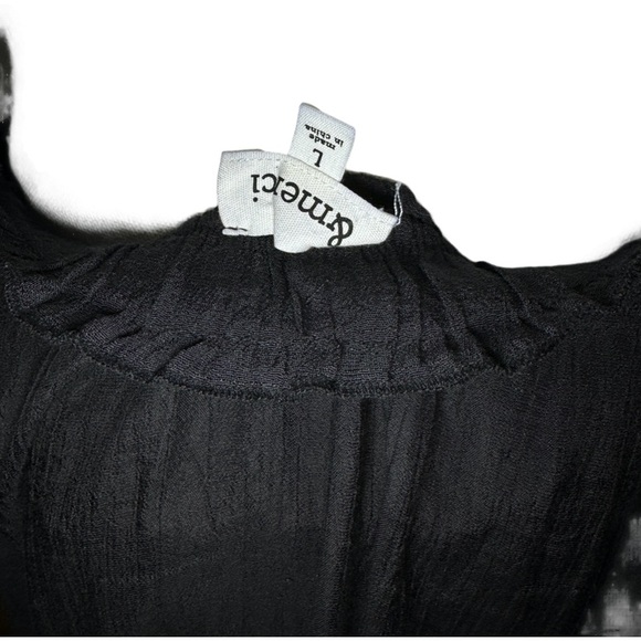 Black maxi skirt withh self tie - Picture 2 of 4